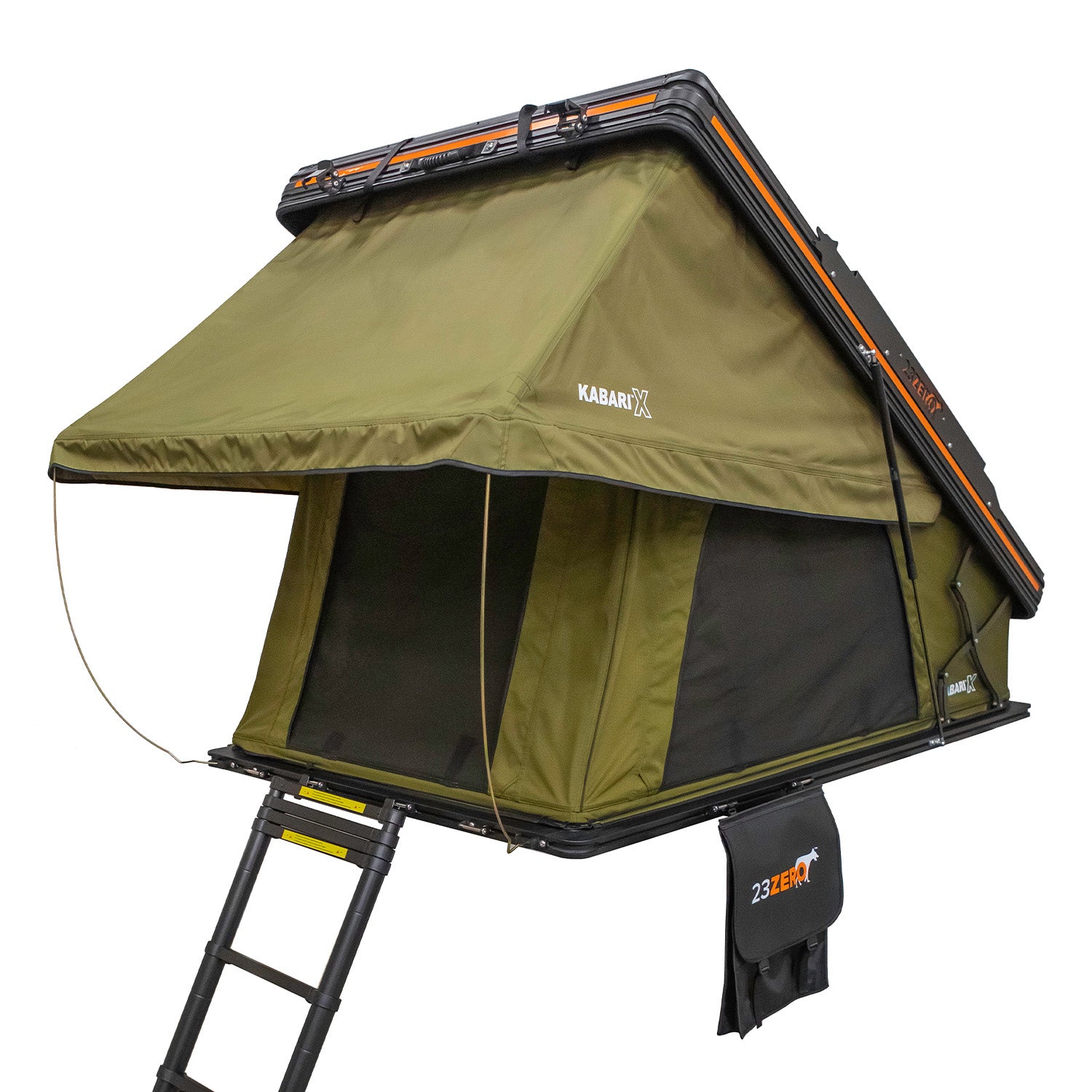 hard gear tent KABARI XL WEDGE HARDSHELL ROOF-TOP TENT – 10X Campers and Gear