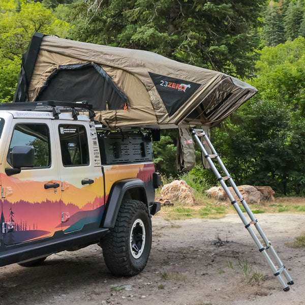 23zero tent 23Zero Armadillo® A3 Hardshell Rooftop Tent – 10X Campers and Gear