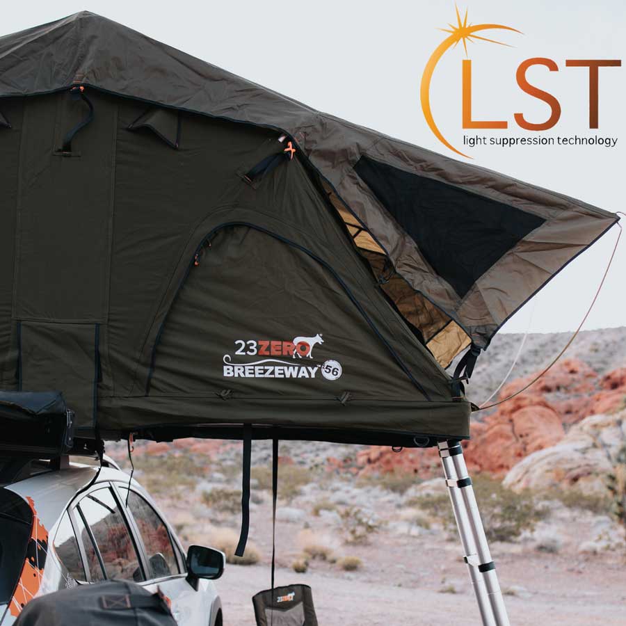 BREEZEWAY 56 – Double Bed with Light Suppression Technology – 10X Campers and Gear