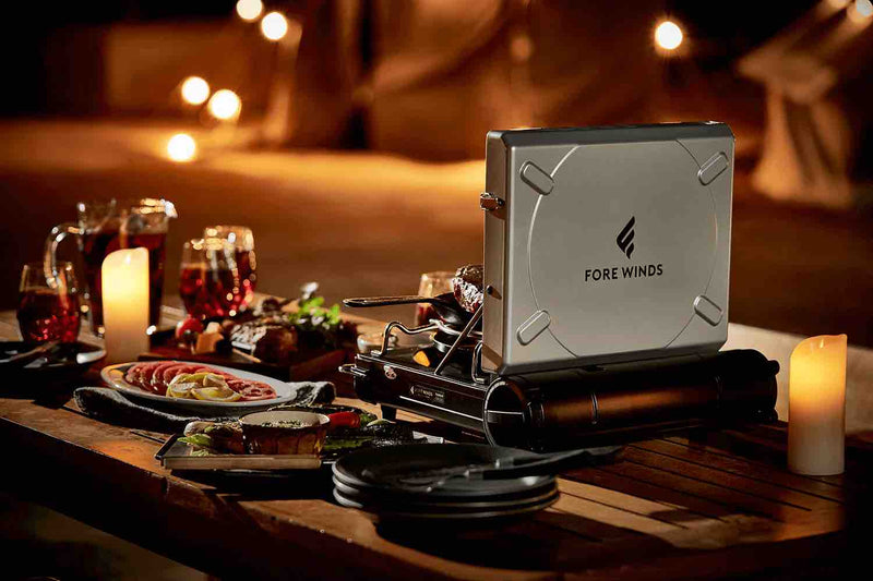 Load image into Gallery viewer, LUXE CAMP STOVE - FORE WINDS BY IWATANI
