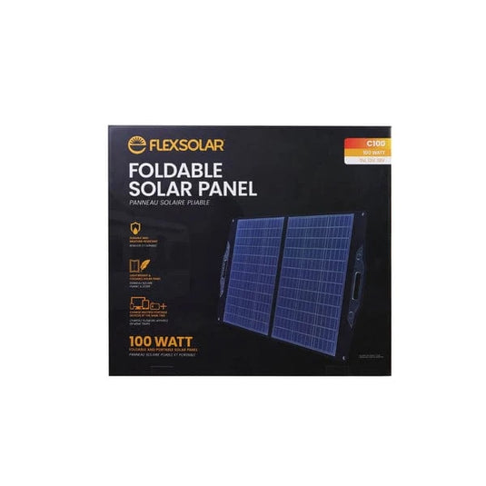 100W FOLDABLE SOLAR PANEL - FLEX SOLAR