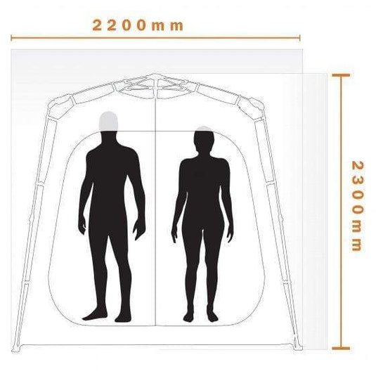 TWIN CUBE SHOWER TENT