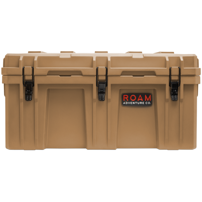 Load image into Gallery viewer, Heavy-duty ROAM 160L Rugged Case shown in Desert Tan
