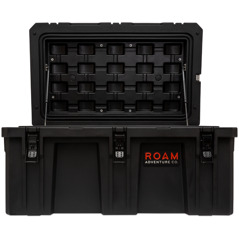 Load image into Gallery viewer, ROAM 160L Rugged Case - heavy-duty storage box shown in black
