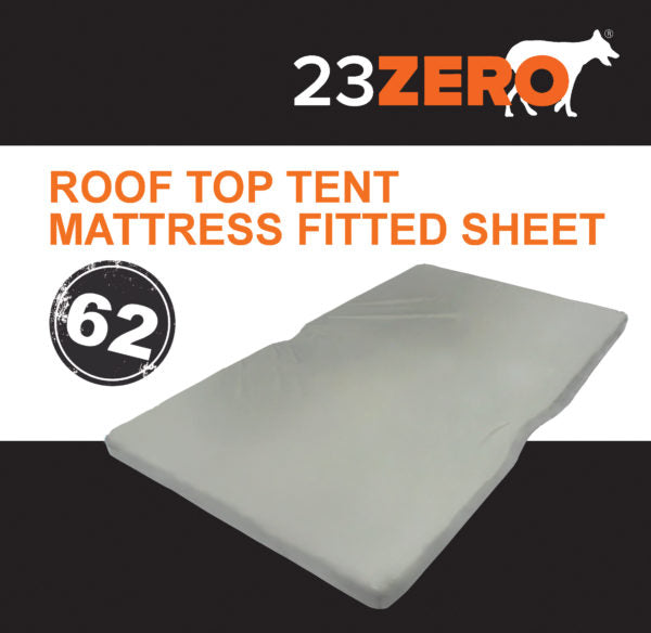 rooftop tent mattress 23Zero Rooftop Tent Bed Sheets – 62 inch soft shell – 10X Campers and Gear
