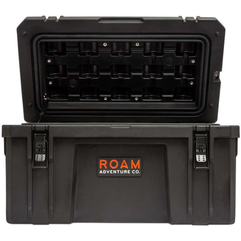 Load image into Gallery viewer, ROAM 82L Rugged Case - medium heavy-duty storage box shown in Black
