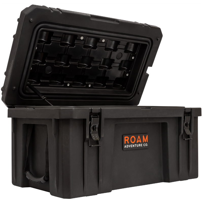 Load image into Gallery viewer, ROAM 82L Rugged Case - medium heavy-duty storage box shown in Black
