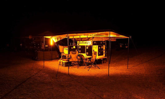 39" LED Camping Light Bar by Hard Korr - Orange & White Dimmable